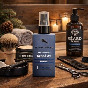 Tommy Bahama Ocean Waves Beard Oil - Blue